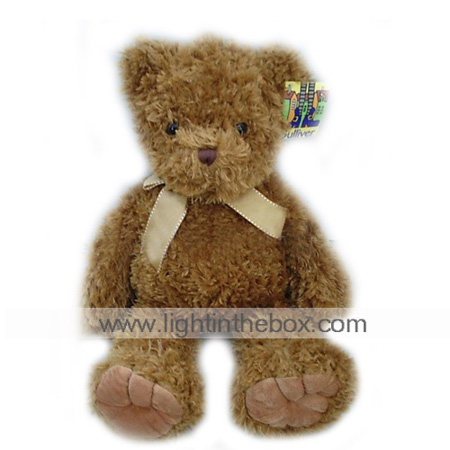 Plush Bear With Ribbon --Auburn Bear(MR012) Plush Bear With Ribbon --Auburn Bear(MR012)
